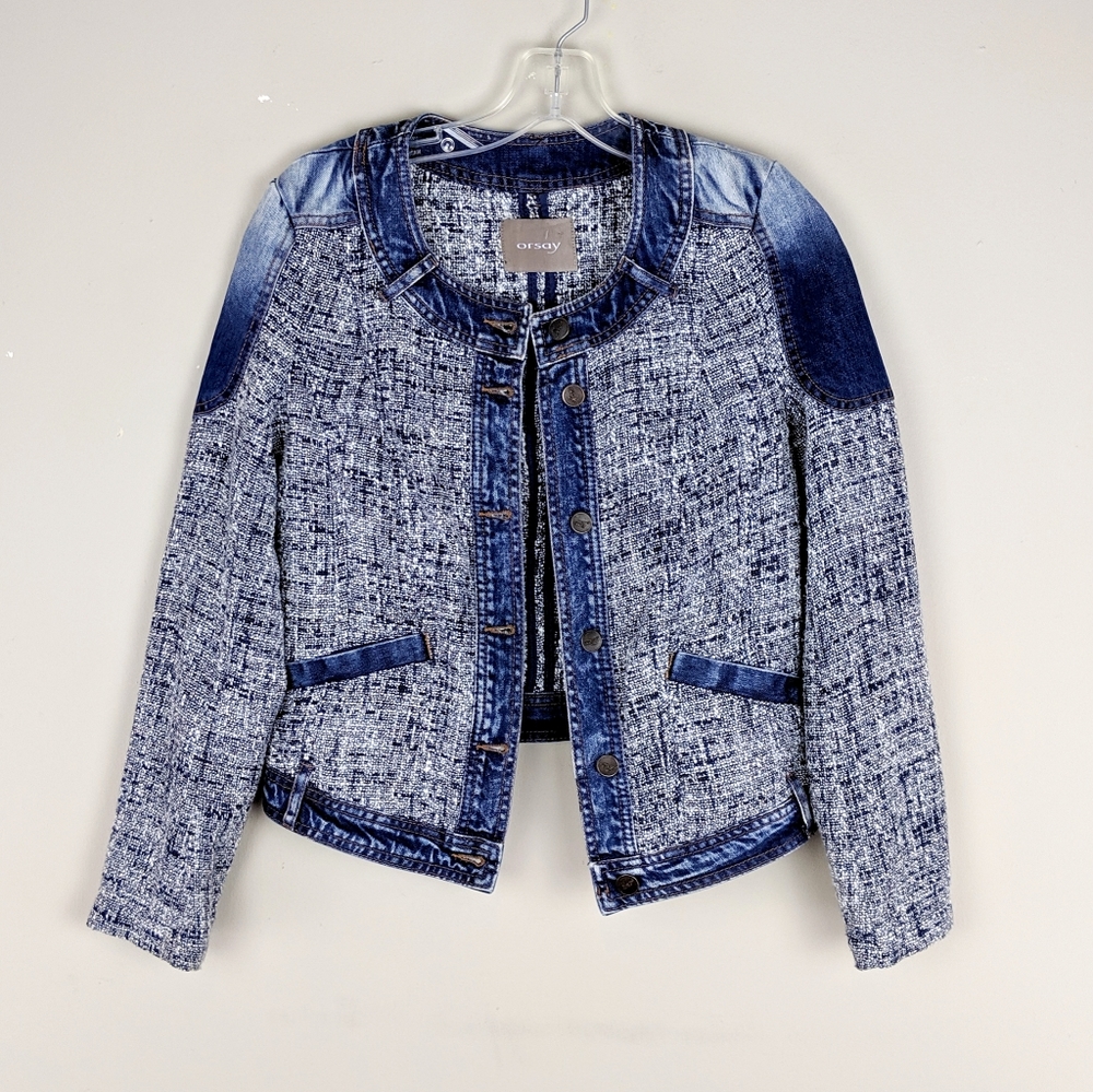 Orsay | Textured Denim Jacket - E88